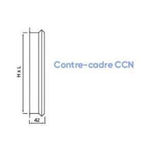 Contre-cadre pour grille de soufflage CNN 400X150 Atlantic 528557