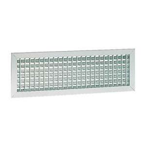 Grille de soufflage Montage mural Couleur aluminium GDA 300X100 Atlantic 528091