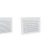 Grilles à auvents en aluminium prélaqué blanc GA BL 165 x 140 GAM Anjos 6758