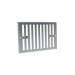 Grilles obturables aluminium brut GO AL 170 x 140 Anjos 7108