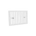 Grille obturable alu. prélaqué blanc  GO BL 190 x 75 Anjos 7122