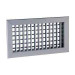 Grille de soufflage double déflexion à ailettes réglables. Finition aluminium anodisé AC 102 D F3 1000X300 Aldes 11050593