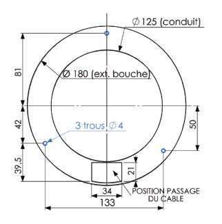 dimensions bouche alize auto double débit anjos