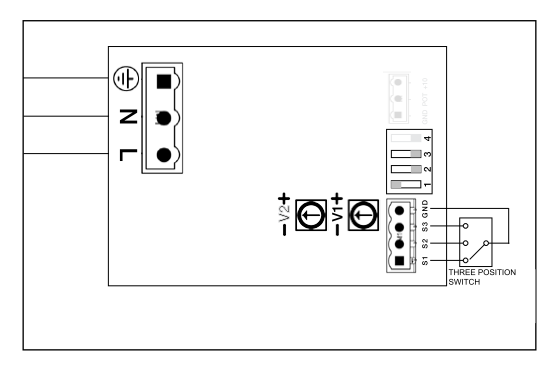 selecteur 3 vitesses schema